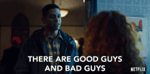 There Are Good Guys And Bad Guys Alan Zaveri GIF - There Are Good Guys And Bad Guys Alan Zaveri Russian Doll GIFs