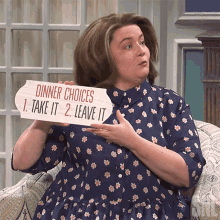 Dinner Choices Saturday Night Live GIF - Dinner Choices Saturday Night Live Take It Or Leave It GIFs