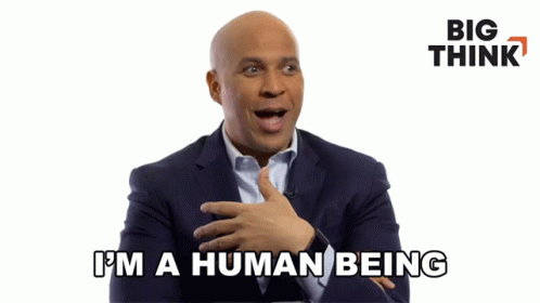 Im A Human Being Im A Person With Feelings GIF - Im A Human Being Im A Person With Feelings Cory Booker GIFs
