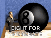 eight ball eight for the senate