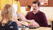 Party Time GIF - Parks And Rec Ron Swanson Nick Offerman GIFs