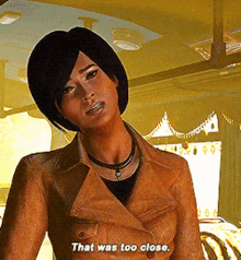 Uncharted Chloe Frazer GIF - Uncharted Chloe Frazer That Was Too Close GIFs