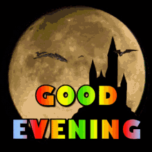 Good Evening Good Night GIF - Good Evening Good Night Evening GIFs
