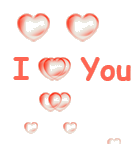 Love I Love You Sticker - Love I Love You Hearts Stickers