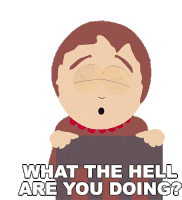 What The Hell Are You Doing Sharon Marsh Sticker - What The Hell Are You Doing Sharon Marsh South Park Stickers