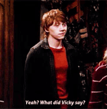 Ron Weasley Hermione GIF - Ron Weasley Hermione Vicky GIFs