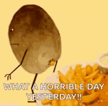 Potato Poop GIF - Potato Poop What A Horrible Day GIFs