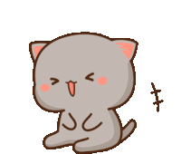Mochi Mochi Peach Cat Cat Sticker - Mochi Mochi Peach Cat Cat Kitty Stickers