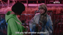 did you fail another audition did you have an bad audition how was the audition fail audition holding beer