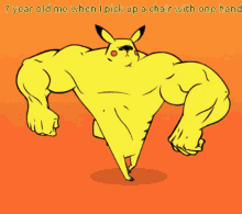 Strong Pikachu GIF - Strong Pikachu Ripped Pikachu GIFs