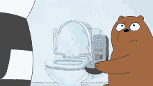 Japanese Toilet Grizzly GIF - Japanese Toilet Grizzly Panda GIFs