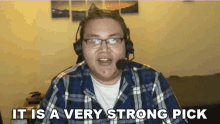 It Is A Very Strong Pick Caleb Sullivan GIF - It Is A Very Strong Pick Caleb Sullivan Myflin GIFs