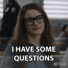 I Have Some Questions Anna Delvey GIF - I Have Some Questions Anna Delvey Julia Garner GIFs