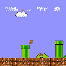 super mario video game game over game jump