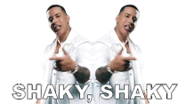 Shaky Shaky Daddy Yankee Sticker - Shaky Shaky Daddy Yankee Menearse Stickers
