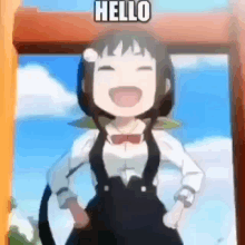 Hello Hi GIF - Hello Hi Anime GIFs