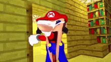 Scream Mario Mario Party GIF - Scream Mario Mario Party Shocked GIFs