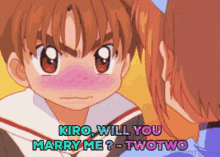 kiro marry me kirowaii mearry me kiro twotwo two