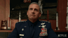 Thinking General Mark R Naird GIF - Thinking General Mark R Naird Steve Carell GIFs