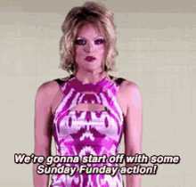 We'Re Gonna Start Off With Some Sunday Funday Action! GIF - Ru Pauls Drag Race Drag Queen William Belli GIFs