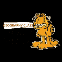 Its Geography Class Game Over Garfield Game Over GIF - Its Geography Class Game Over Garfield Game Over Garfield Geography Class GIFs