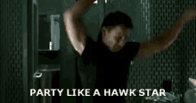 Avengers Party GIF - Avengers Party Hawk GIFs