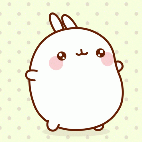 Happy Molang GIF - Happy Molang Excited - Discover &amp; Share GIFs