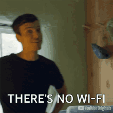 Theres No Wifi Mitch Moffit GIF - Theres No Wifi Mitch Moffit Shut It Off Asap GIFs
