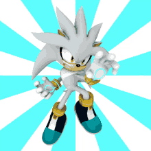 Sega Sonic The Hedgehog GIF - Sega Sonic The Hedgehog Silver GIFs