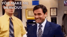 Nervous The Office GIF - Nervous The Office Steve Carell GIFs