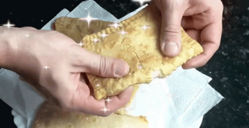 Pastel De Feira GIF - Fried Dough Magic Cheesy - Discover &amp; Share GIFs
