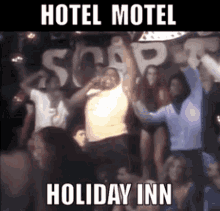 Hotel Motel Holiday Inn Sugarhill Gang GIF - Hotel Motel Holiday Inn Sugarhill Gang Rappers Delight GIFs