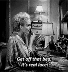 Carole Lombard Get Off GIF - Carole Lombard Get Off Its Real Lace GIFs
