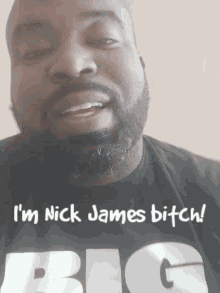 Nick James Im Nick James Bitch GIF - Nick James Im Nick James Bitch Name GIFs