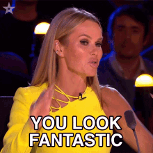 You Look Fantastic Amanda Holden GIF - You Look Fantastic Amanda Holden Britains Got Talent GIFs