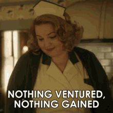 Nothing Ventured Nothing Gained Dee GIF - Nothing Ventured Nothing Gained Dee Why Women Kill GIFs