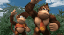 The Subspace Emissary Donkey Kong GIF - The Subspace Emissary Donkey Kong Diddy Kong GIFs
