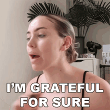 Im Grateful For Sure Stella Rae GIF - Im Grateful For Sure Stella Rae Im Really Thankful GIFs