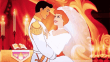 Cinderella Kiss GIF - Cinderella Kiss Wedding GIFs