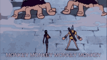 Monkey One Piece GIF - Monkey One Piece Spidermonkey GIFs