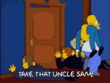 Simpsons Homer GIF - Simpsons Homer Uncle Sam GIFs