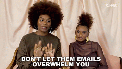 Dont Let Them Emails Overwhelm You Choyce Brown Gif Dont Let Them Emails Overwhelm You Choyce Brown Tabitha Brown Discover Share Gifs