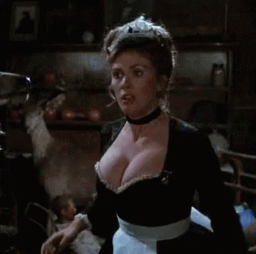 Colleen camp cleavage