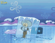 Frozen Squidward GIF - Frozen Ice Squidward GIFs