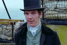 Sherlock Hat Tip GIF - Sherlock Benedict Cumberbatch Hat Tip GIFs