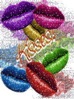 Lips Kiss Sticker - Lips Kiss On Stickers