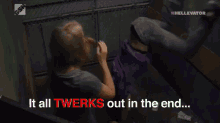 It All Twearks Out In The End... GIF - Hellevator Series Soskatwins Elevator GIFs