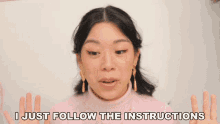I Just Follow The Instructions Withwendy GIF - I Just Follow The Instructions Withwendy I Just Do By The Guidelines GIFs