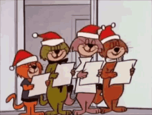 La Pandilla De Don Gato Te Desea Feliz Navidad GIF - Feliz Navidad Pandilla Amigos GIFs