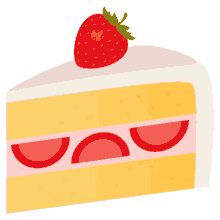 shortcake food joypixels cake cake with cream